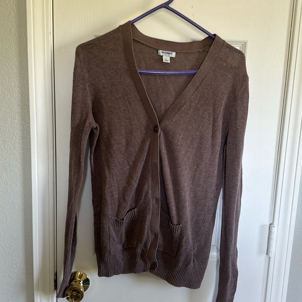 Old Navy, large, brown sweater